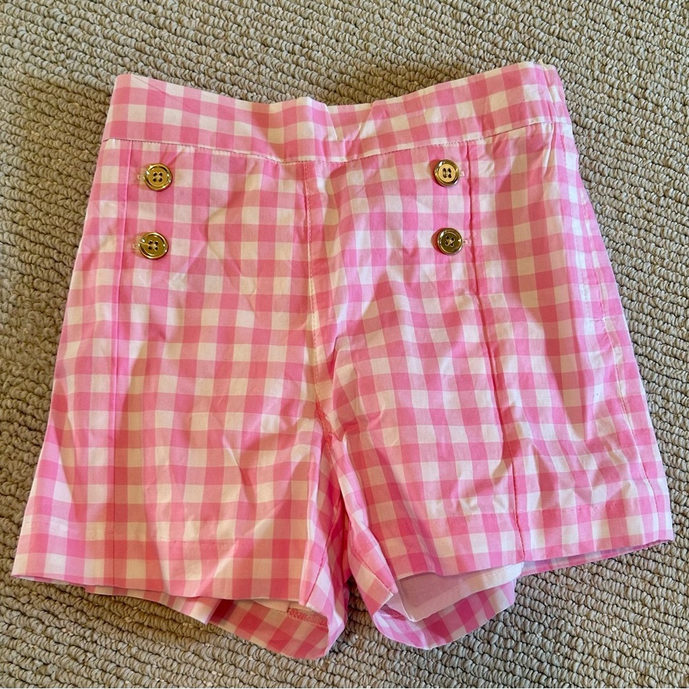 Janie and Jack Pink High Waist Shorts NWT 10